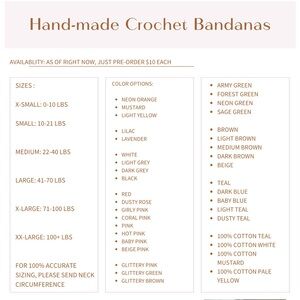 Stylish Dog Bandana Customizable